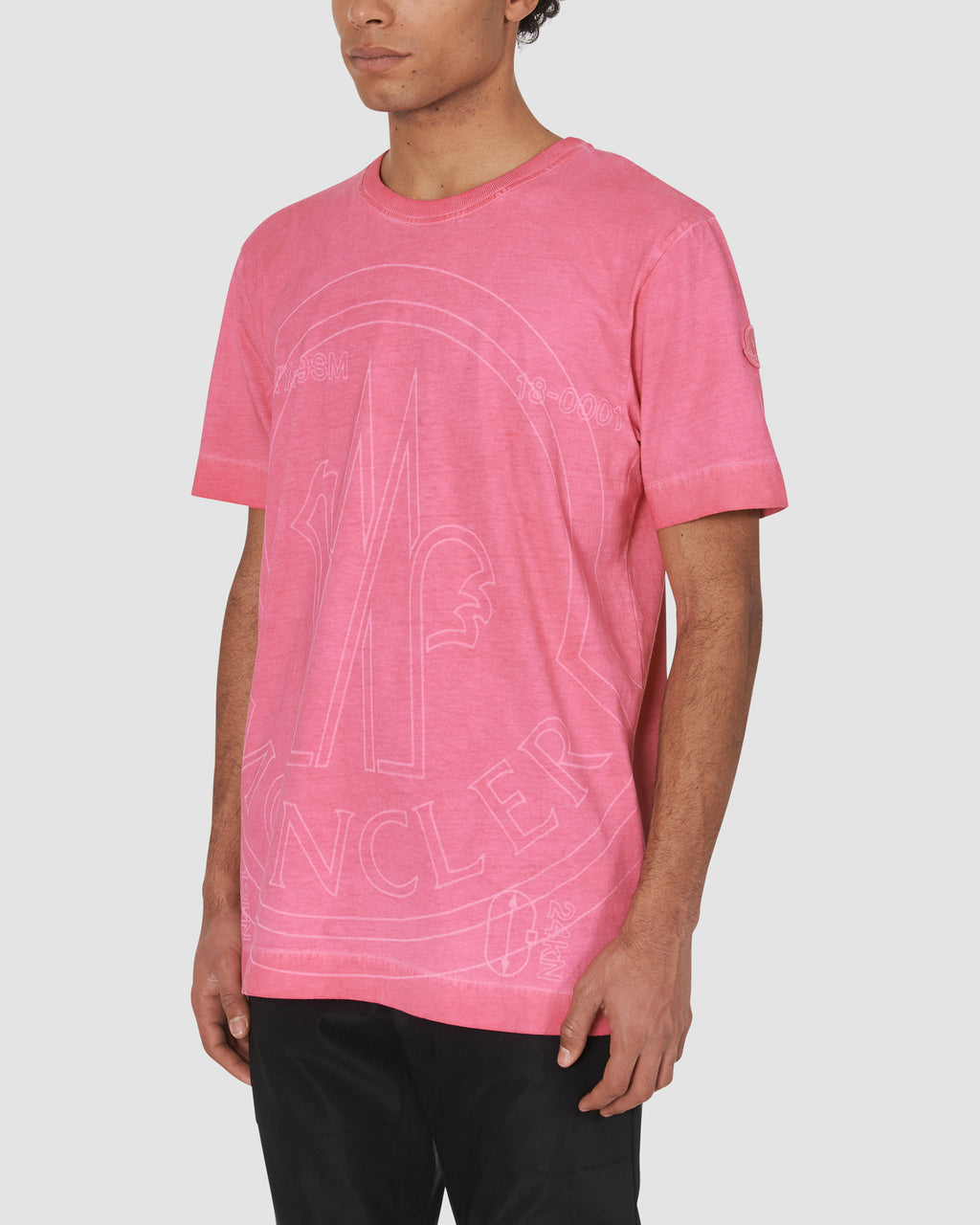 pink moncler shirt