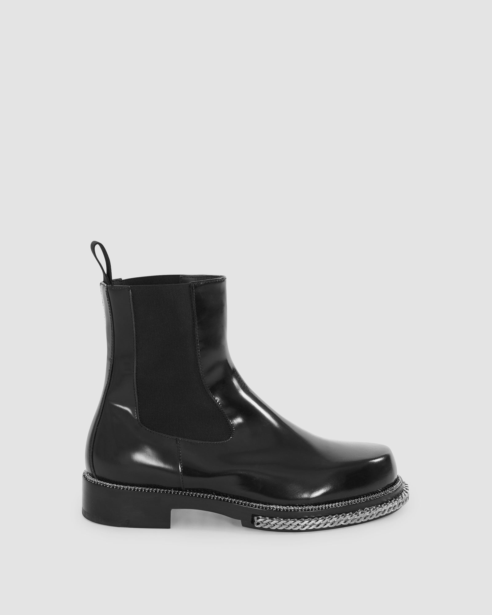 chelsea boots with chains