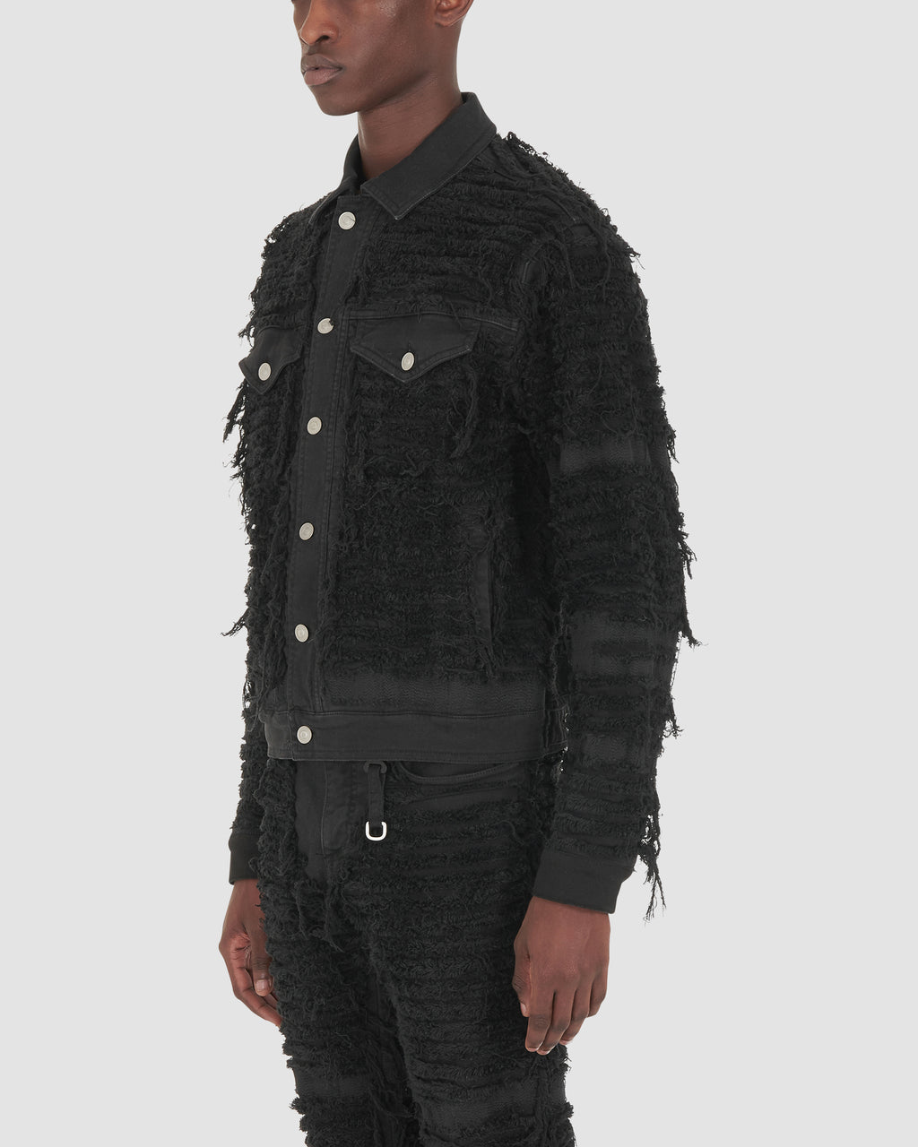 1017 ALYX 9SM | DENIM JACKET BLACKMEANS WITHOUT STUDS | OUTERWEAR