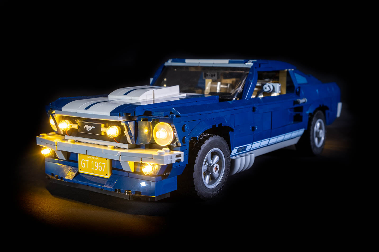 LEGO Ford Mustang GT 10265 Review & Lighting Journal – Light My Bricks USA