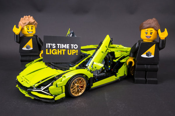 LEGO Technic Lamborghini Sian FKP 37 42115 Review & Lighting Journal –  Light My Bricks USA