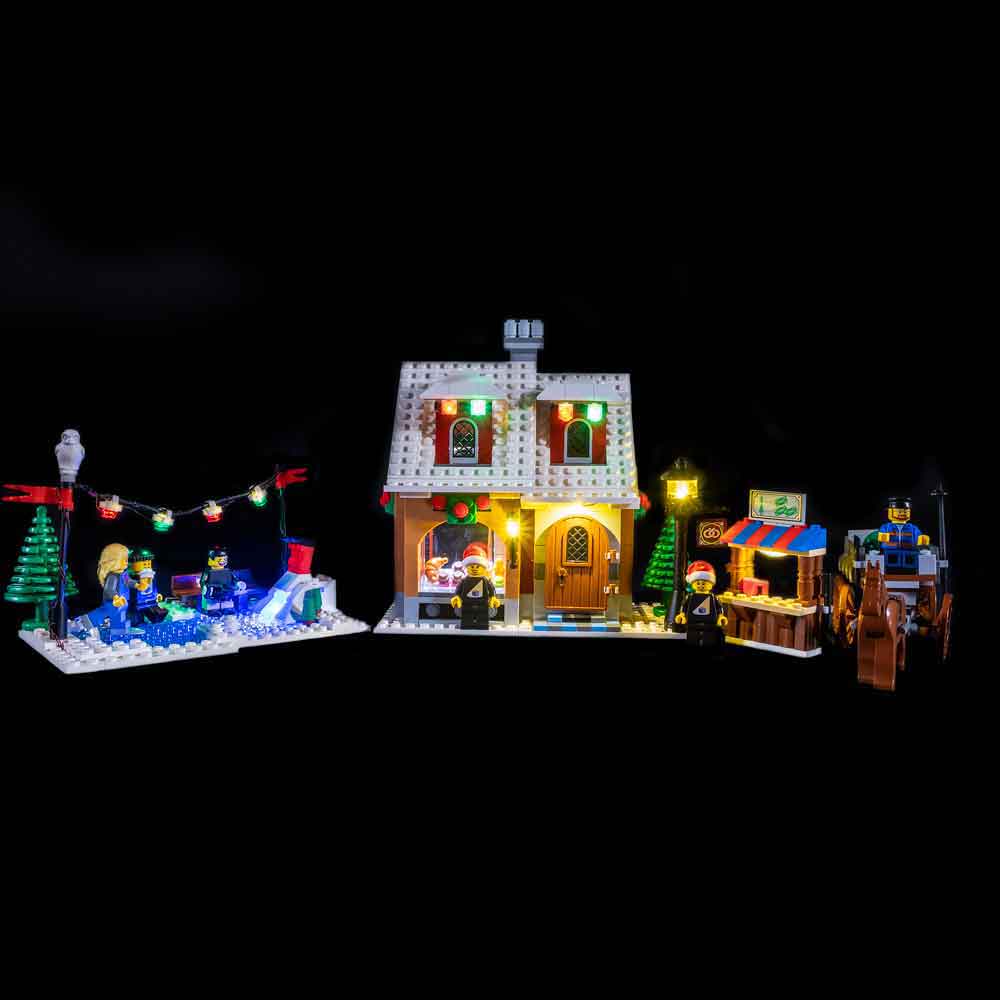 Weg huis output Conciërge LEGO® Winter Village Bakery 10216 Light Kit – Light My Bricks USA