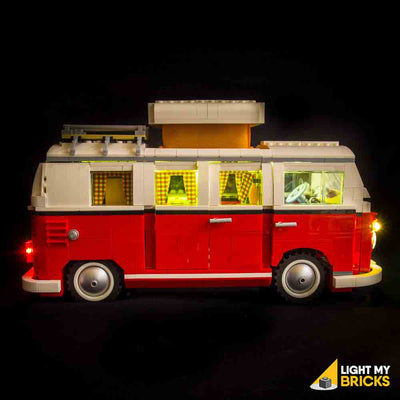 lego camper van lights