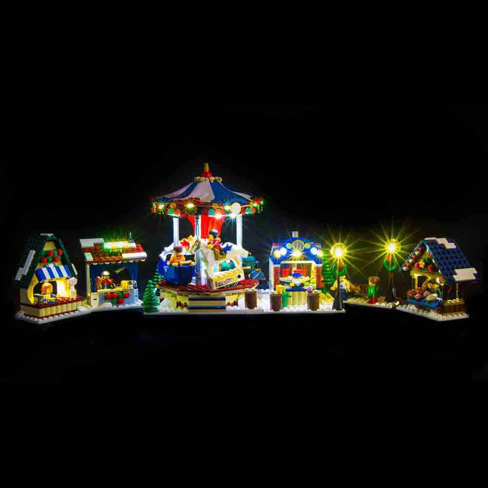 lego winter carousel