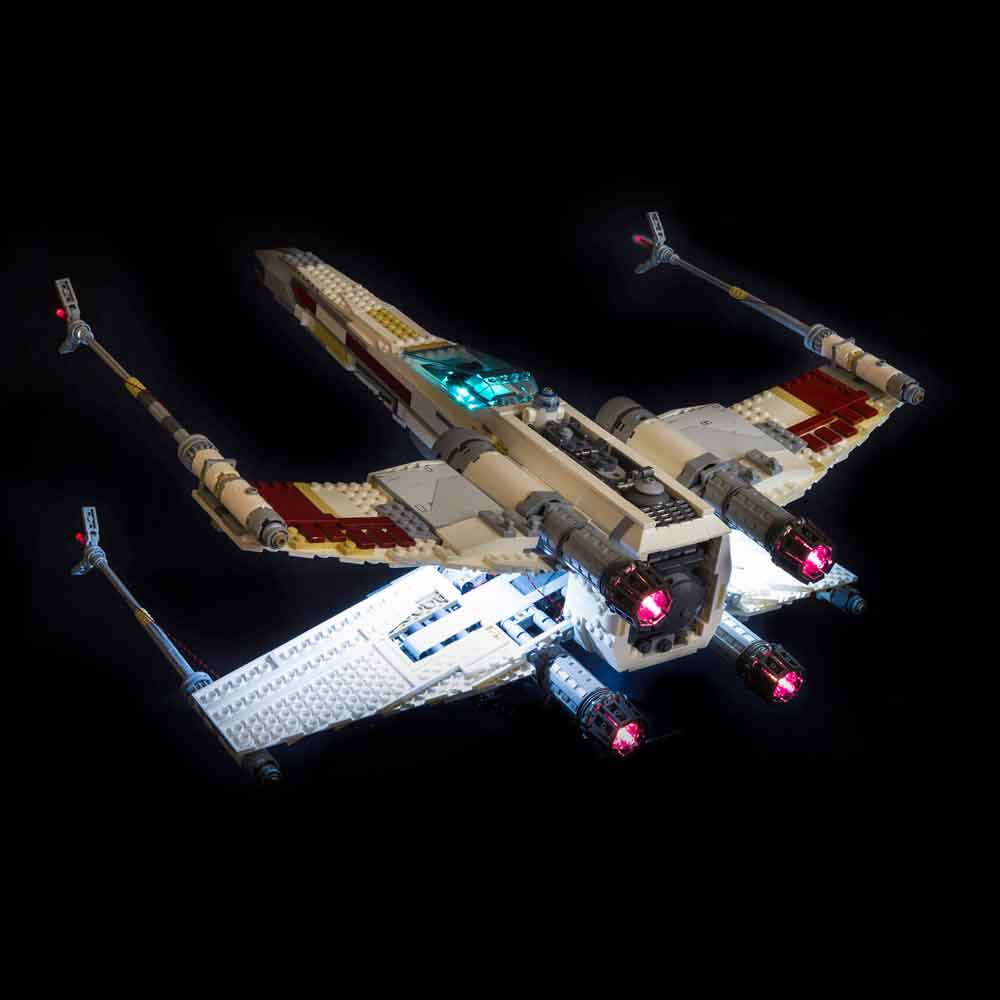 Star Wars UCS Red Five X-wing Starfighter 10240 Light Kit – Light Bricks USA
