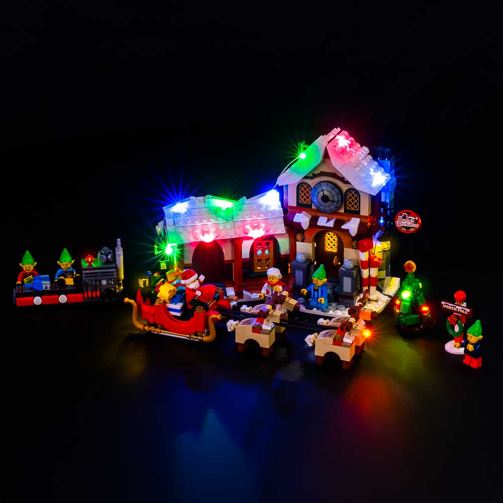 diamant Tigge skyskraber LEGO® Santa's Workshop 10245 Light Kit – Light My Bricks USA