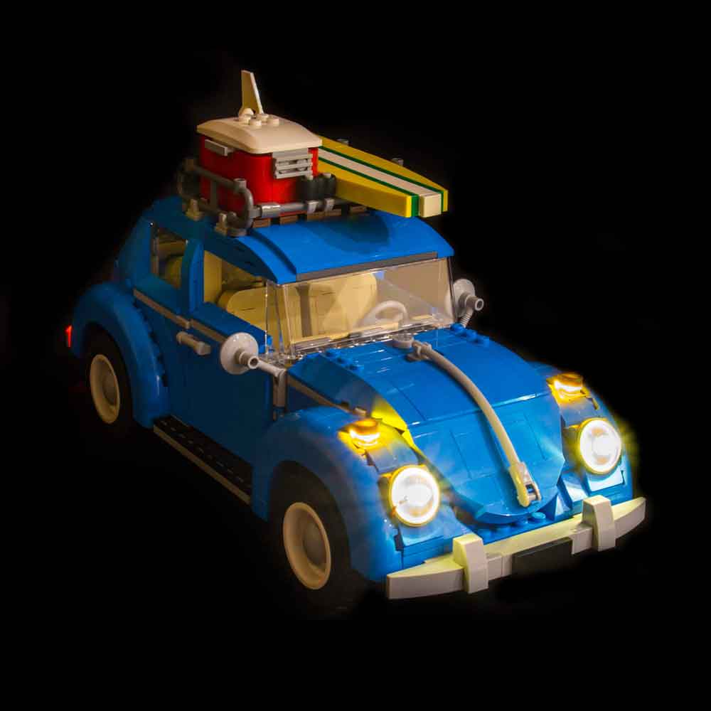 bekymring Flad sammensnøret LEGO® Volkswagen Beetle 10252 Light Kit – Light My Bricks USA