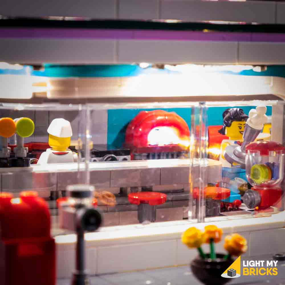 lego diner lights