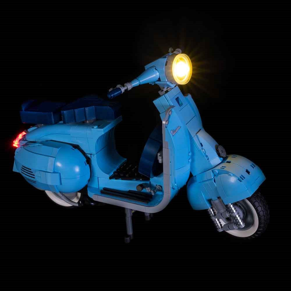 LocoLee Kit d'éclairage à LED pour Lego 10298 Icons Scooter Vespa