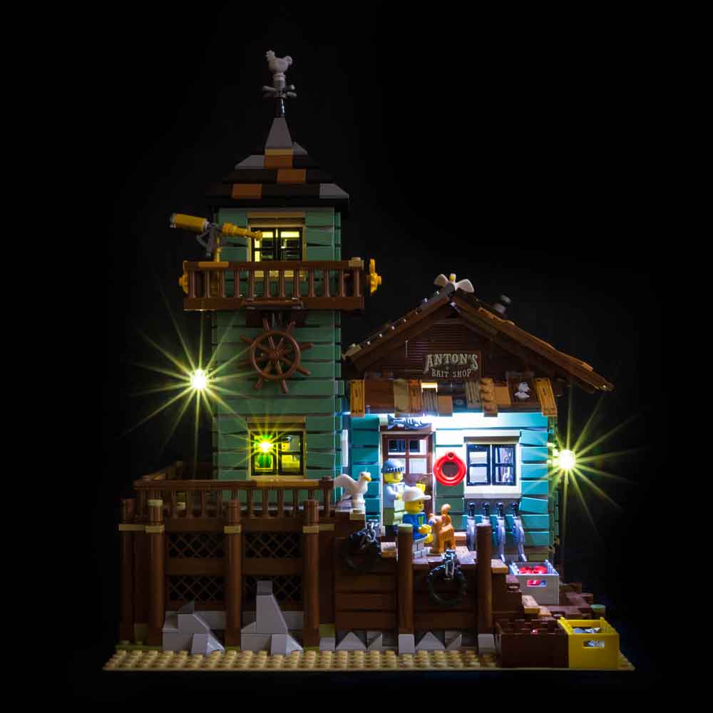 Led Lighting kit for LEGO Ideas Old Fishing Store 21310