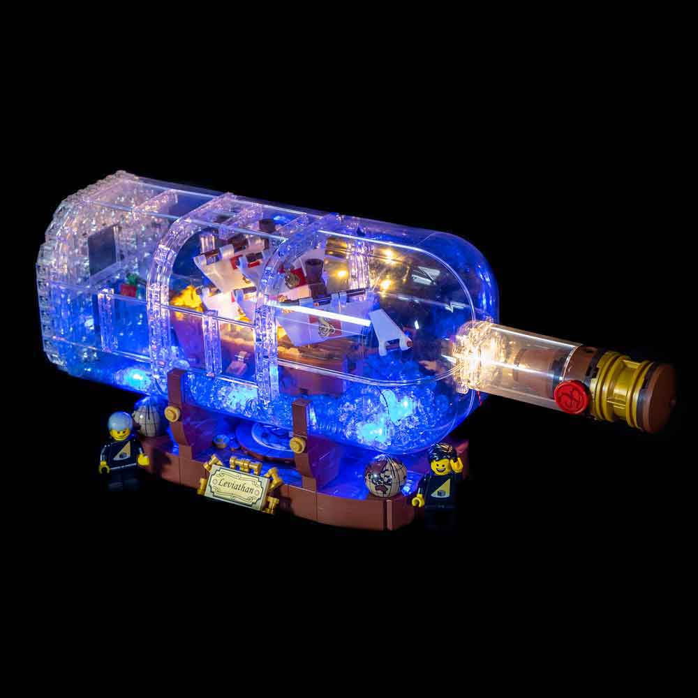 Nedrustning i gang hæk LEGO® Ship in a Bottle 21313 Light Kit – Light My Bricks USA
