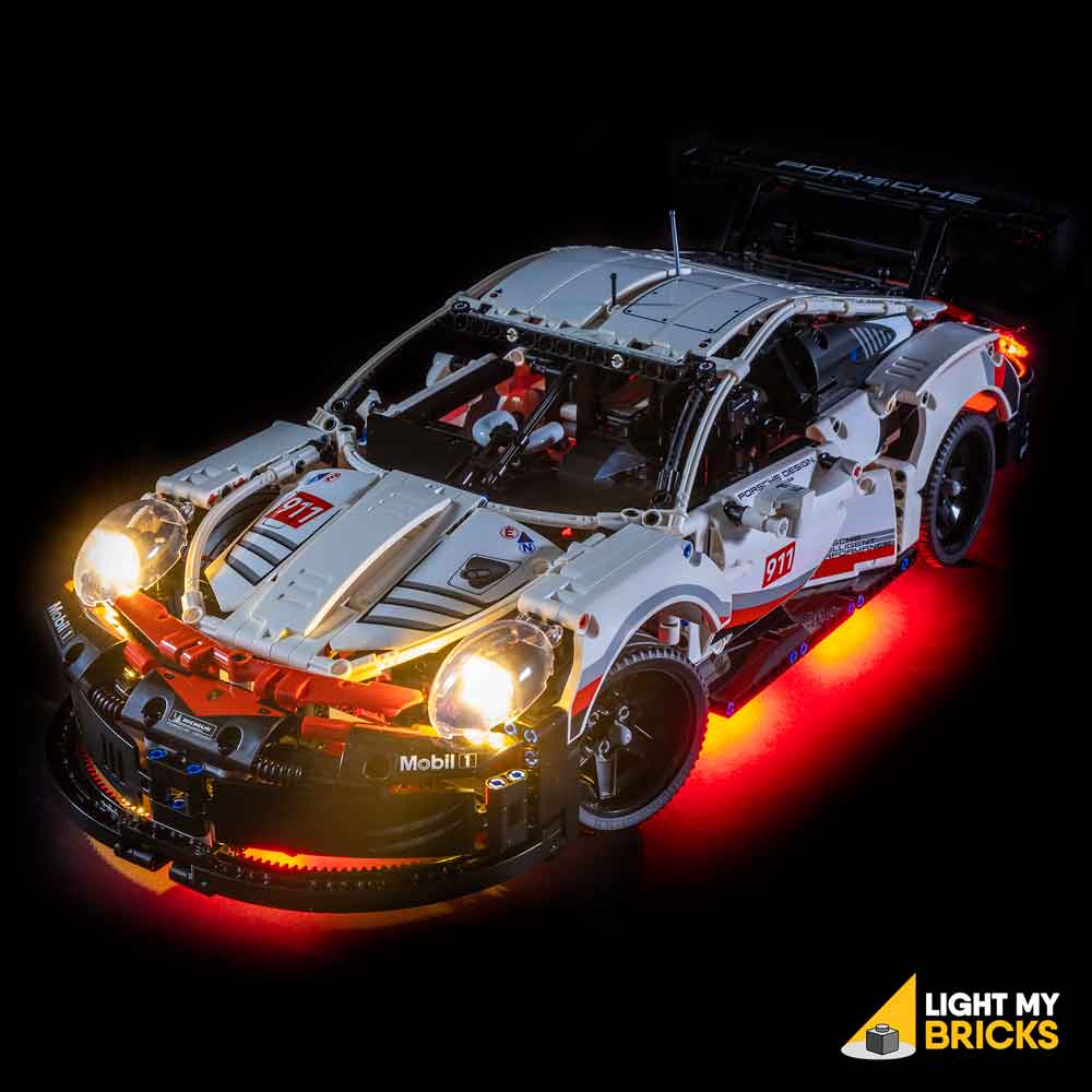 lego porsche led lights