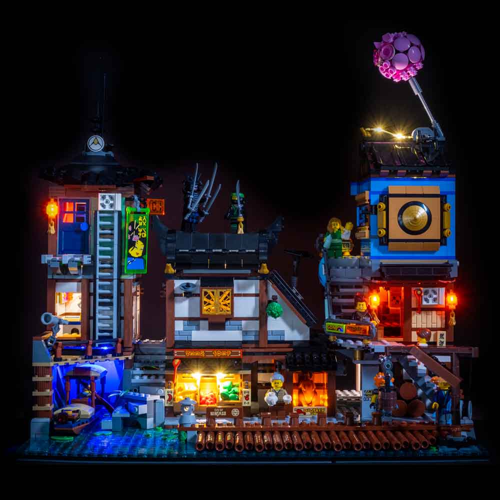 pelleten Forstærker Fælles valg LEGO® Ninjago City Docks 70657 Light Kit – Light My Bricks USA