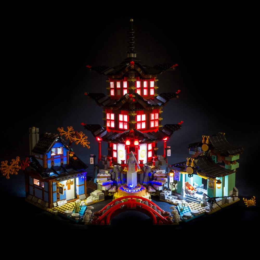 LEGO® Ninjago, Temple of Airjitzu 70751 Light Kit Light My Bricks USA