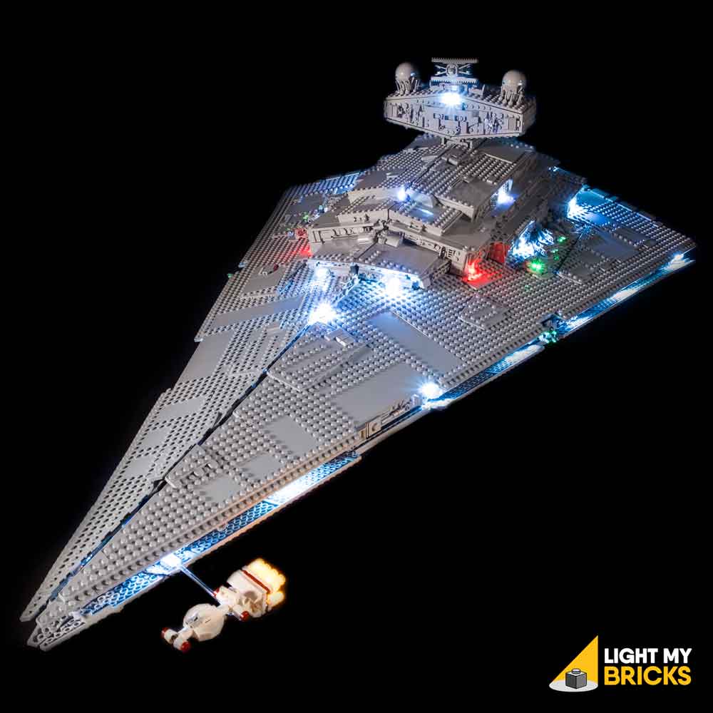 Af en toe Incubus letterlijk LEGO® Star Wars UCS Imperial Star Destroyer 75252 Light Kit – Light My  Bricks USA
