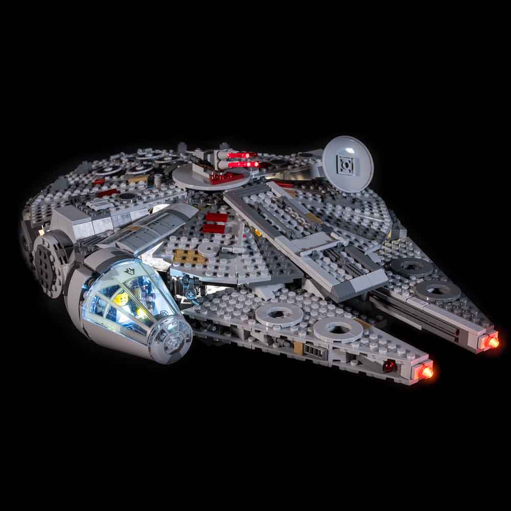 millennium falcon lego 75257