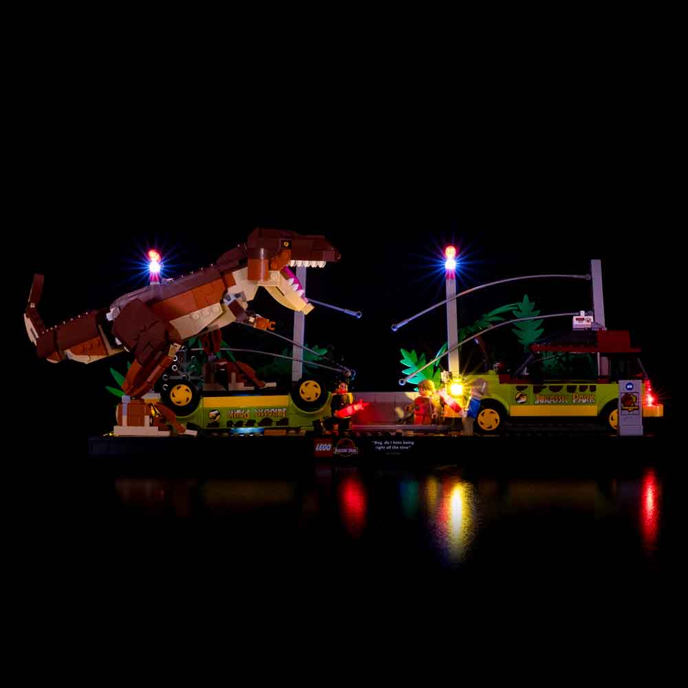 LEGO T. Rex Breakout #76956 Light Kit – Light My Bricks USA