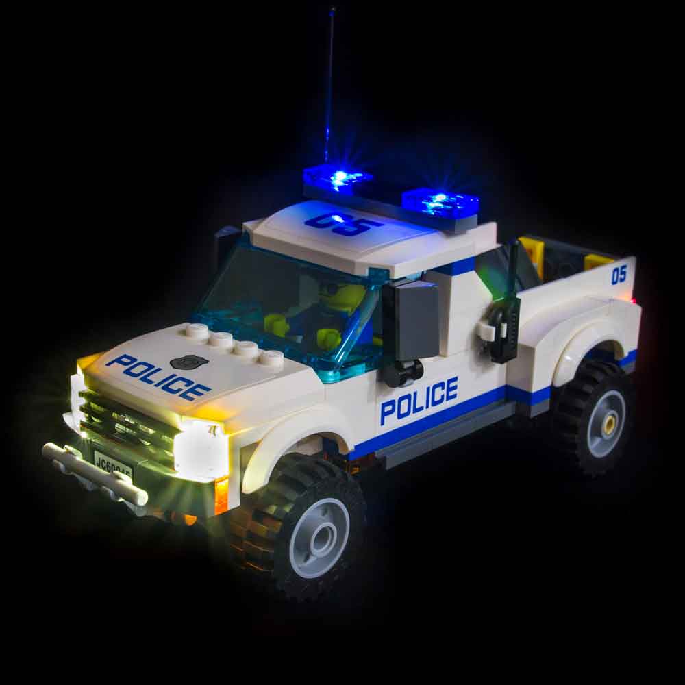 LEGO Light & Sound Sirene - Lichtstein Polizei Blaulicht Feuerwehr 6249973  60215