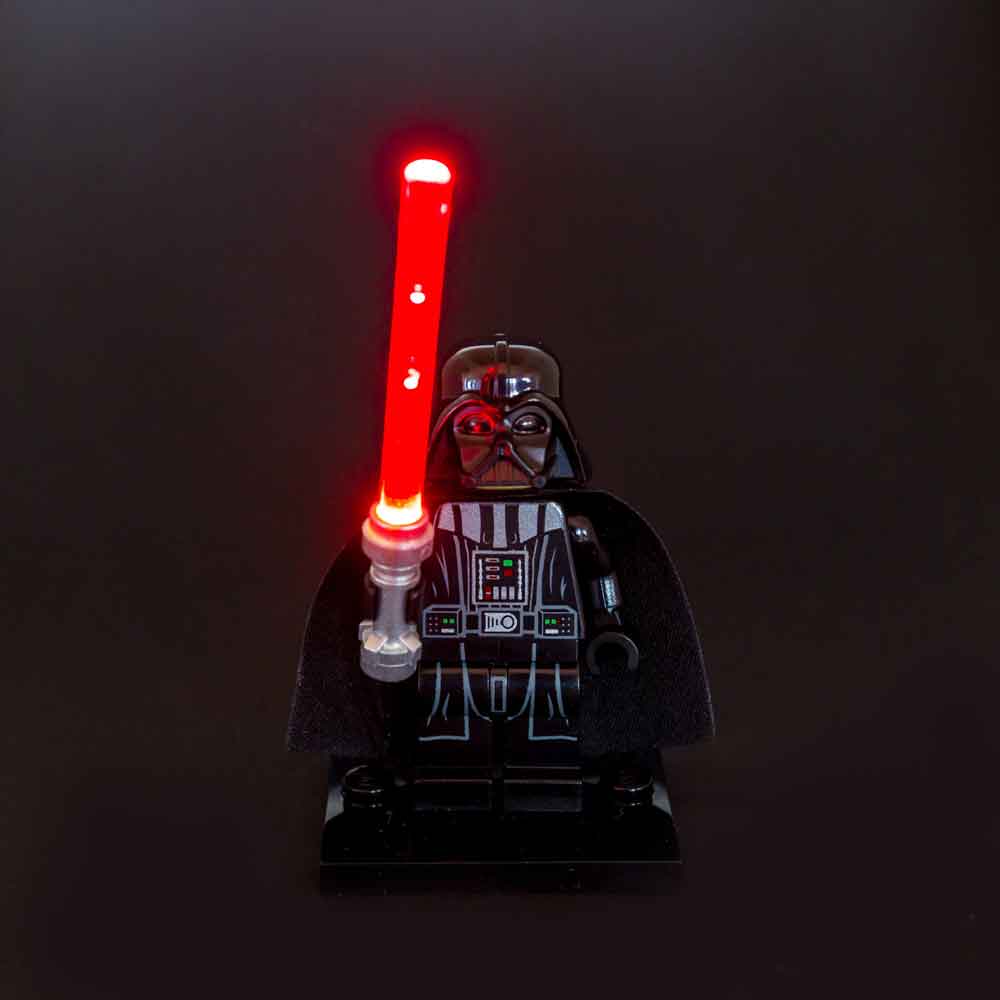Brawl Mark Intens LED LEGO Star Wars Lightsaber Light - Red, LEGO® lighting – Light My Bricks  USA