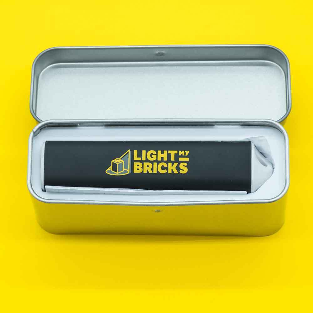 USB Power Bank (3350 mAh), LEGO® lighting – Light Bricks USA