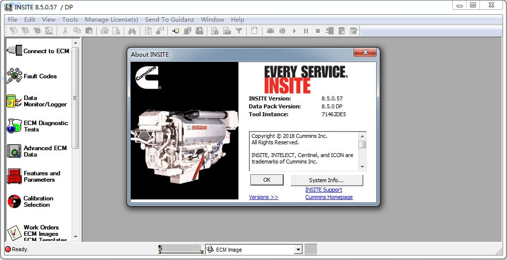 cummins insite 8.5 software with patch