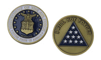 US Air Force I Will Not Forget MCMXLVII Challenge Coin