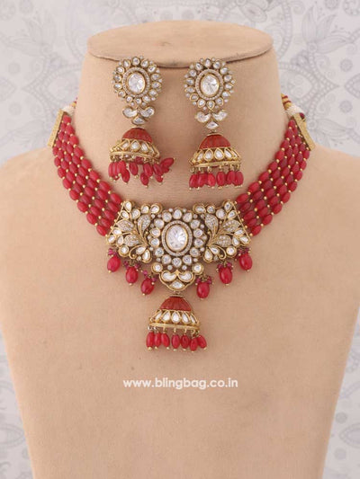 Ruby Kiara Bridal Jewellery Set – Bling Bag