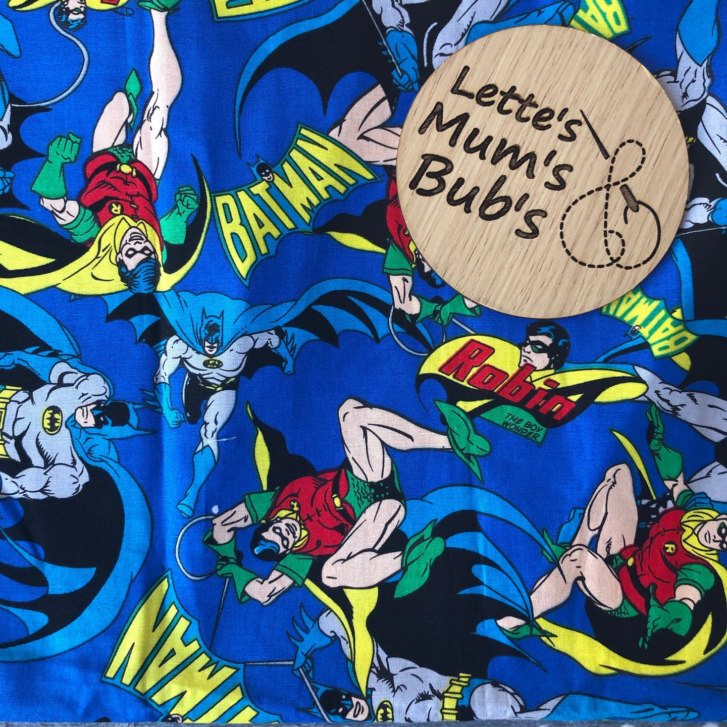 Batman & Robin Taggie Comforter Blanket 30x30cm