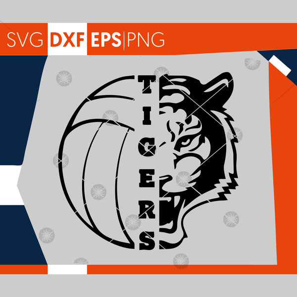 Download Tigers Svg Volleyball Svg Tigers Volleyball T Shirt Design Volleyba Doranstars