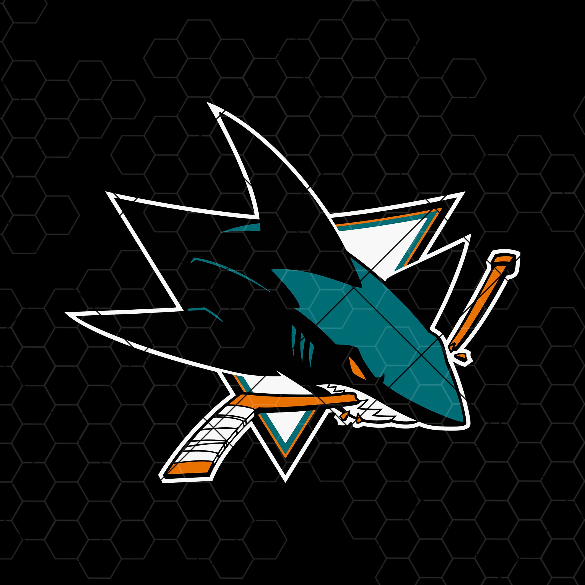 Download San Jose Sharks Digital Cut Files Svg, Dxf, Eps, Png ...