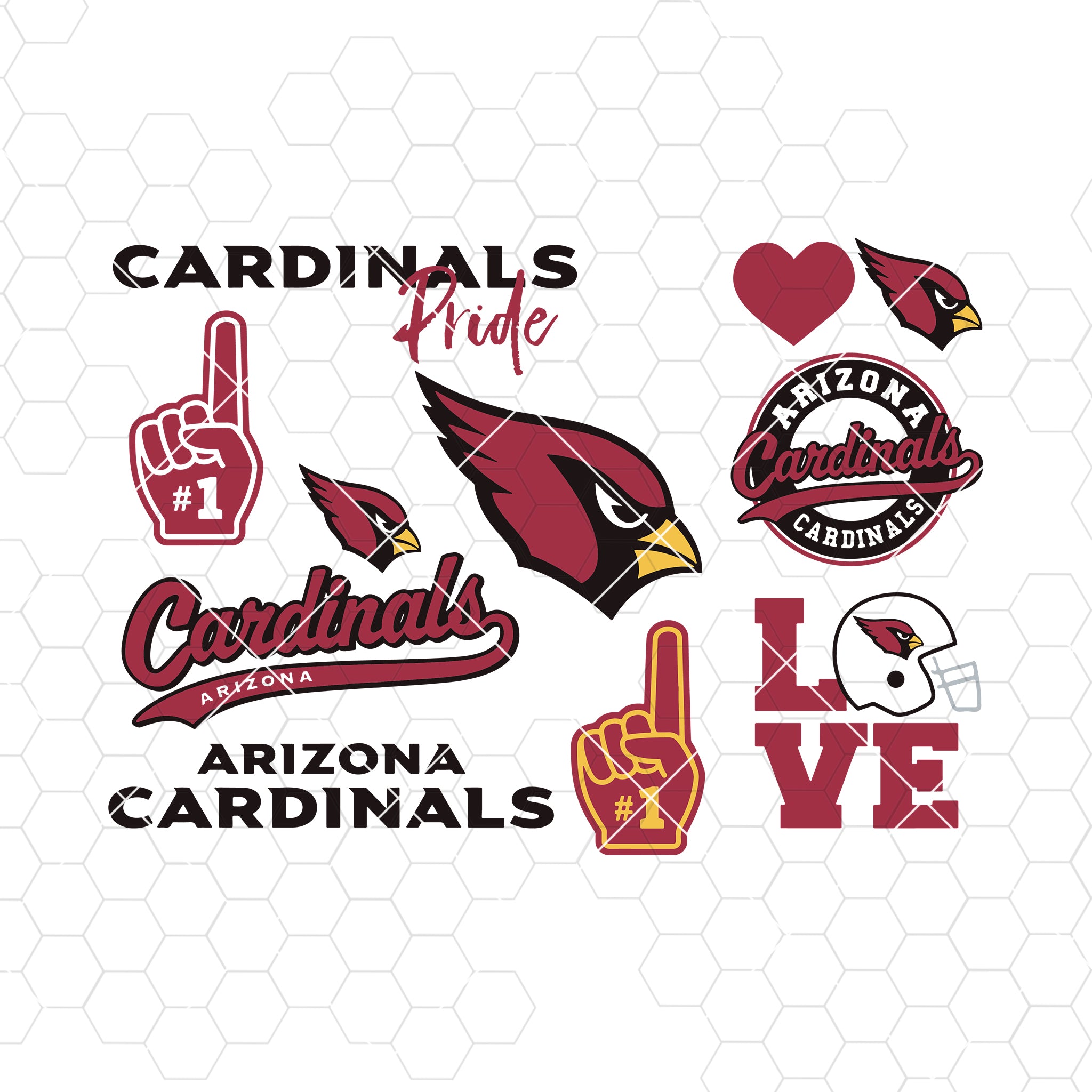 Grinch Arizona-Cardinals Football SVG, Cardinals NFL Logo Svg, NFL