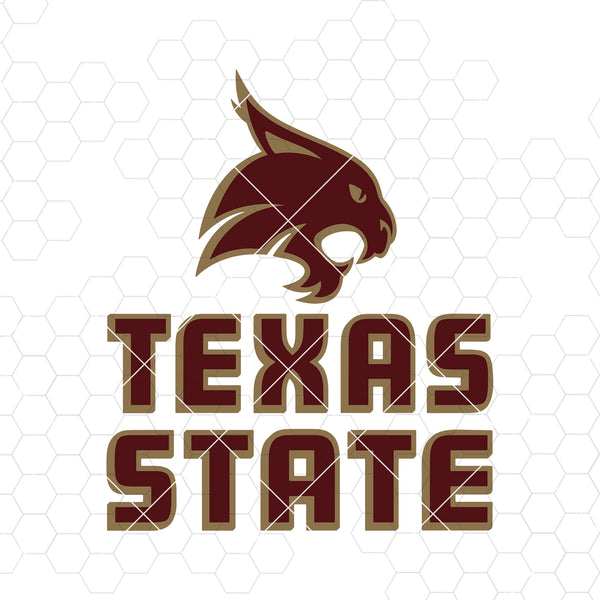 Download Texas State Bobcats Digital Cut Files Svg, Dxf, Eps, Png ...