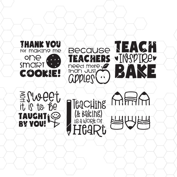 Teacher Thank You Oven Mitt Designs Teacher Digital Cut Files Svg D Doranstars