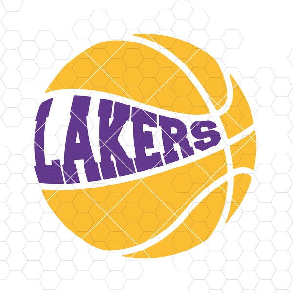 Download Lakers Basketball In Svg Dxf And Png Instant Download Digital Cut Fi Doranstars