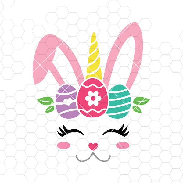 Download Bunny Unicorn Svg Easter Bunny Svg Easter Svg Bunny Face Svg Dxf Pn Doranstars