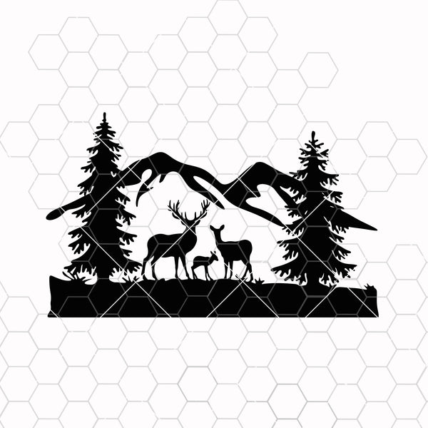 Free Free 306 Mountain Tree Svg SVG PNG EPS DXF File