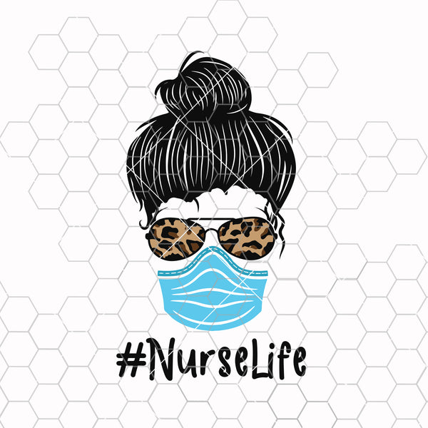 Download Nurse Life Svg Dxf Png Essential Worker Leopard Sunglasses Nurse Doranstars