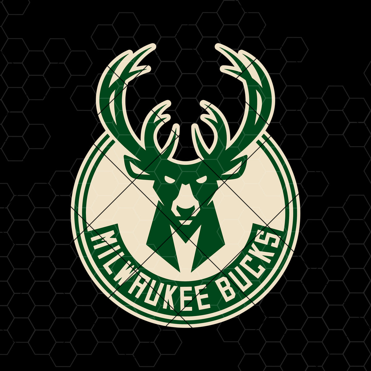 Milwaukee Bucks Digital Cut Files Svg, Dxf, Eps, Png, Cricut Vector, D