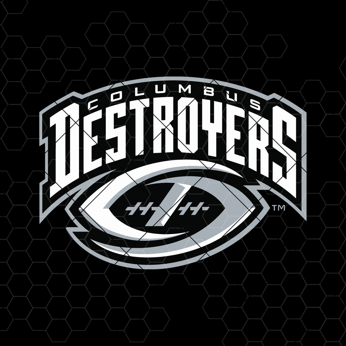 Download Columbus Destroyers Digital Cut Files Svg, Dxf, Eps, Png ...