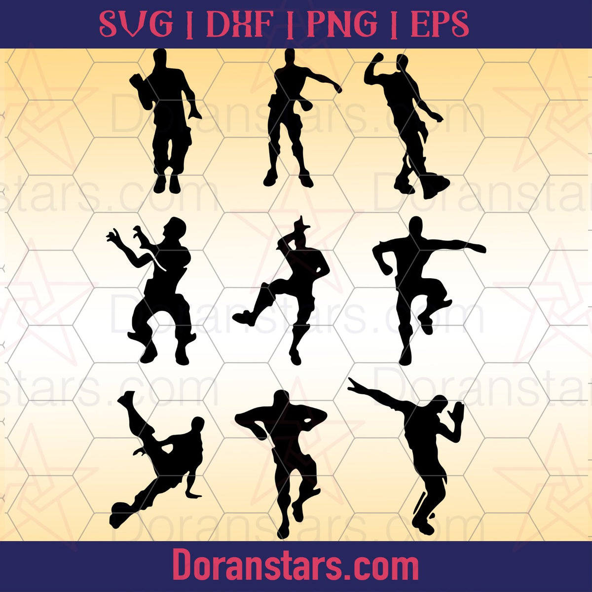 Fortnite Svg Fortnite Dance Emotes Svg, Instant Download - Doranstars ...