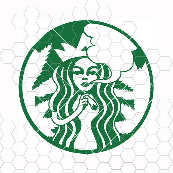 Download Starbucks Stoner Coffee Stoner Marijuana Digital Cut Files Svg Dxf Doranstars