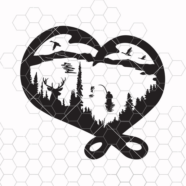 Free Free 298 Fishing Hook Heart Svg SVG PNG EPS DXF File