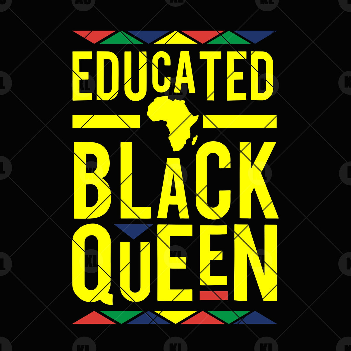 Download Educated Black Queen Digital Cut Files Svg, Dxf, Eps, Png ...