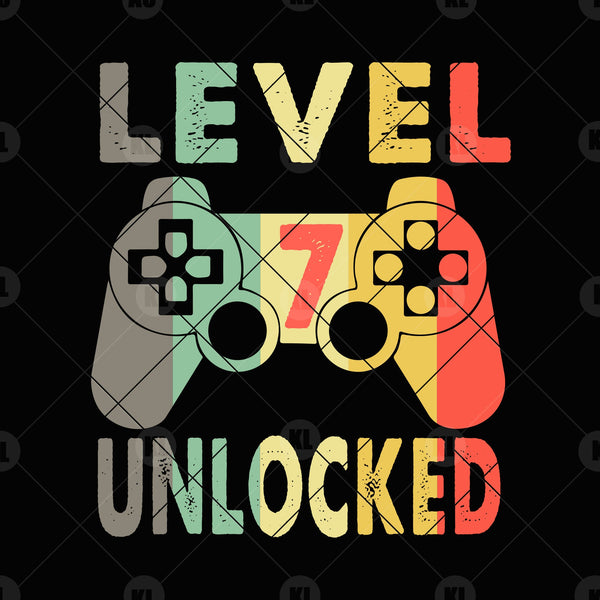 Download Level 7 Unlocked Digital Cut Files Svg, Dxf, Eps, Png ...