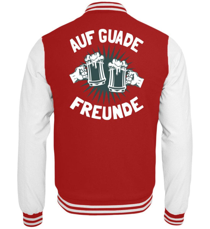 AUF GUADE FREUNDE - College Sweatjacke Shirtee