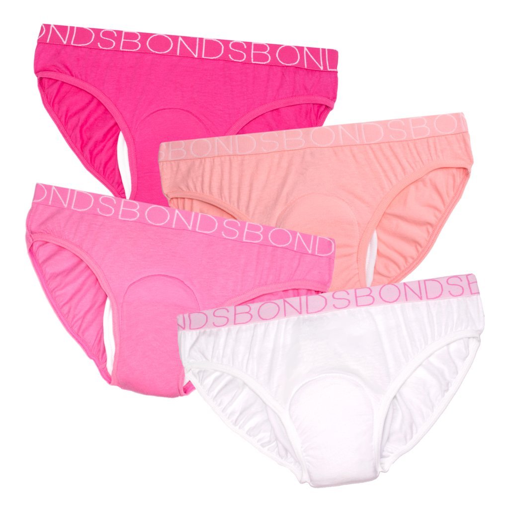 Light Incontinence Underwear Bonds Bikini Brief W Incontinence Pad Au