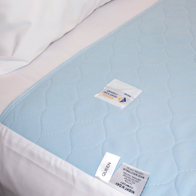 waterproof bed pad with wings