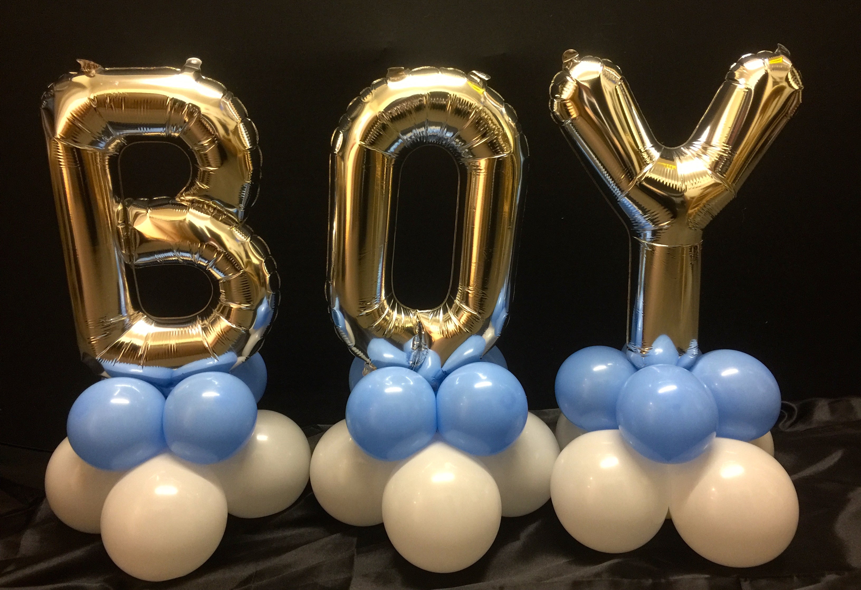 boy letters balloon decoration the wow shop