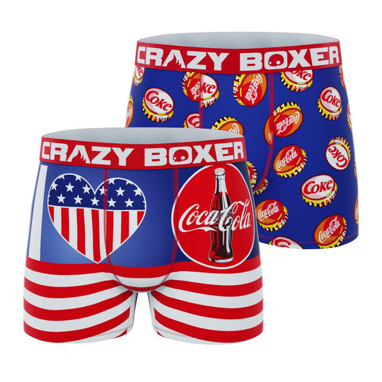 CRAZYBOXER Coca Cola Caps Men's Boxer Briefs