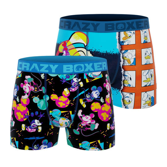 CRAZYBOXER Disney Goofy Men's Boxer Briefs (pack 2) - ShopperBoard